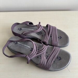 Skechers Memory Foam Strappy Sandals